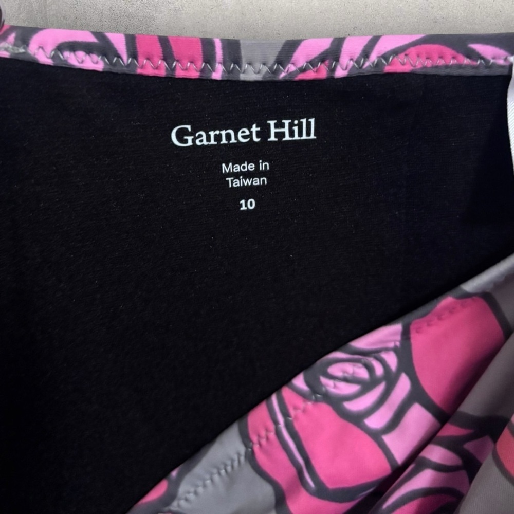 Garnet hill rosette print one piece swimsuit - Picture 2 of 6